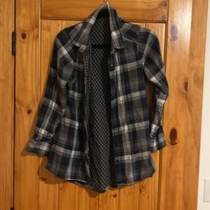 Flannel shirt, large, fits like medium